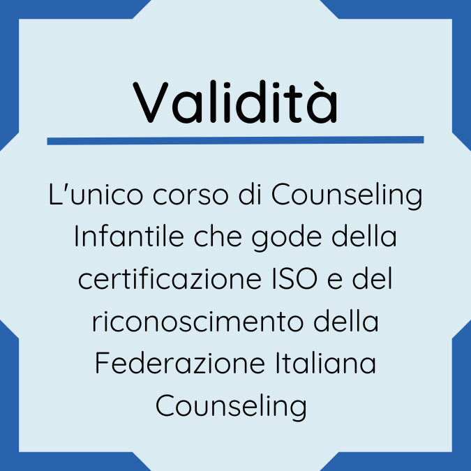 Validità della scuola di counseling infantile